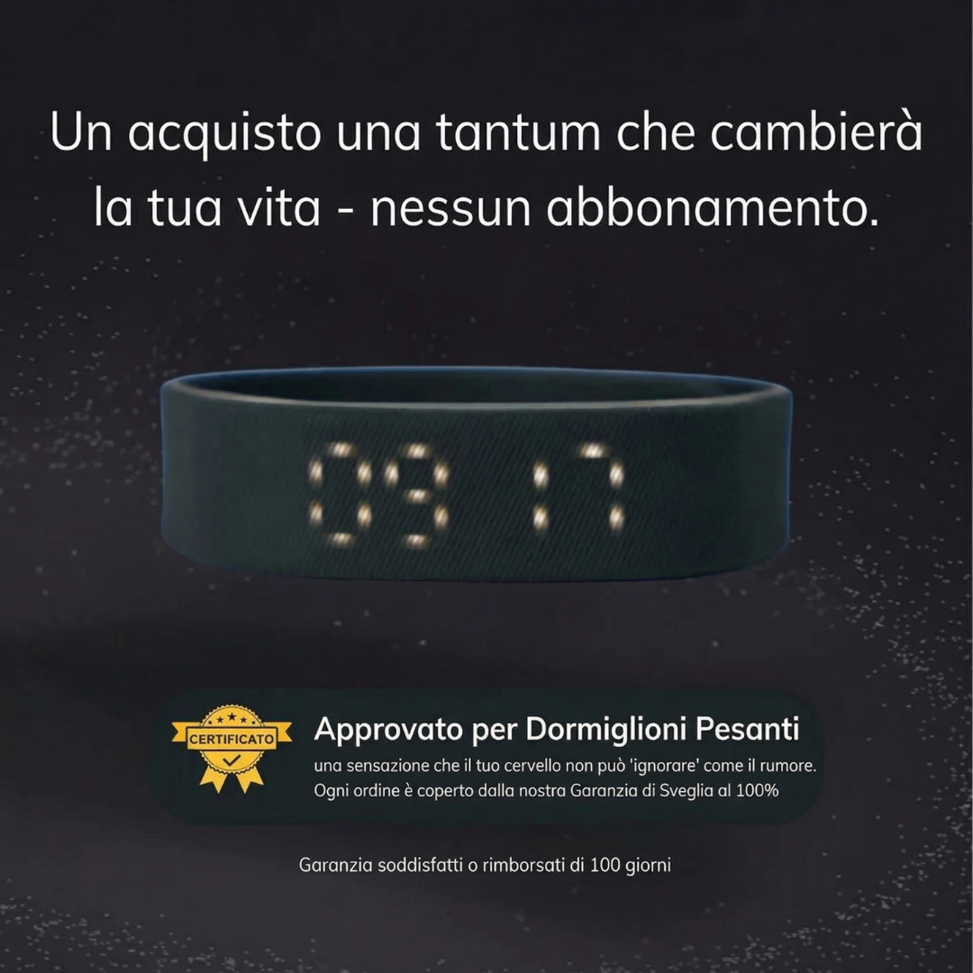 Liurr Pulse™ — Sveglia Silenziosa a Vibrazione